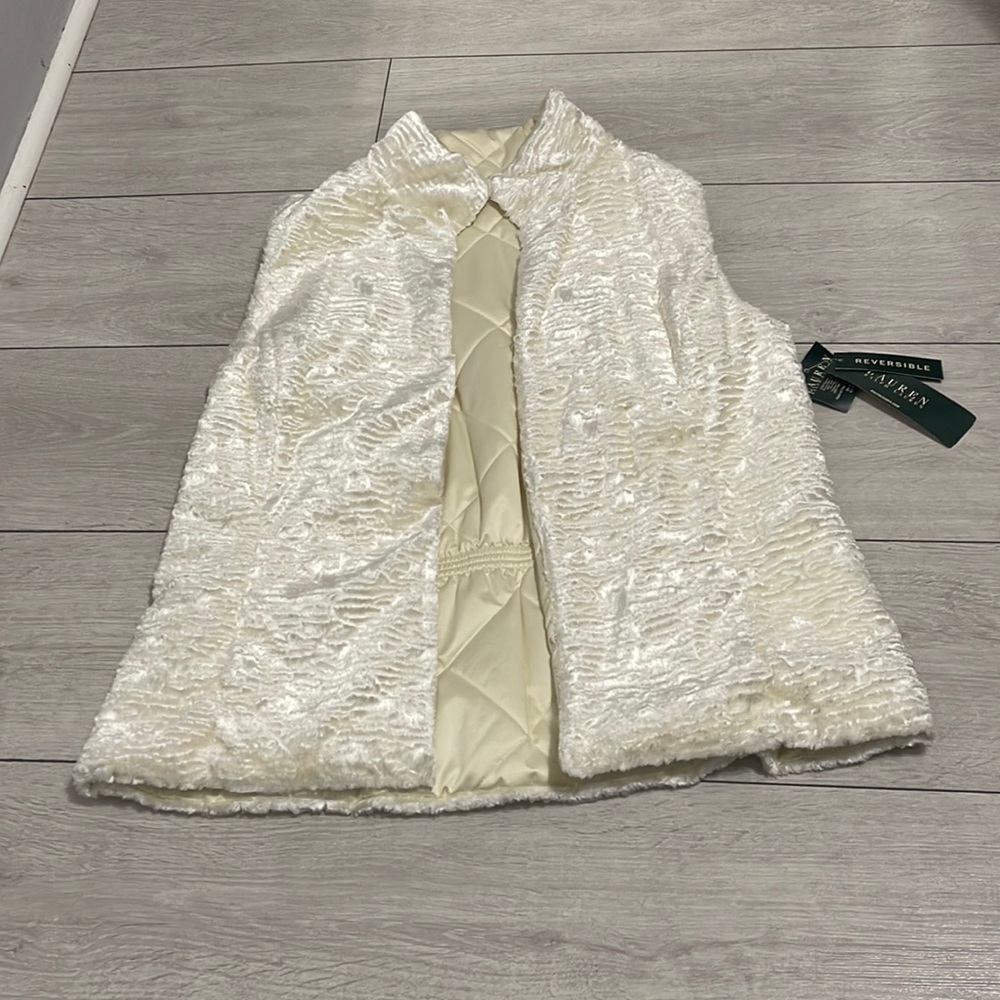 🌟Cozy Ralph Lauren Reversible Vest in size large🌟